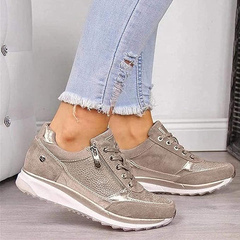 Rebecca | Zip-Up Orthopedic Sneakers